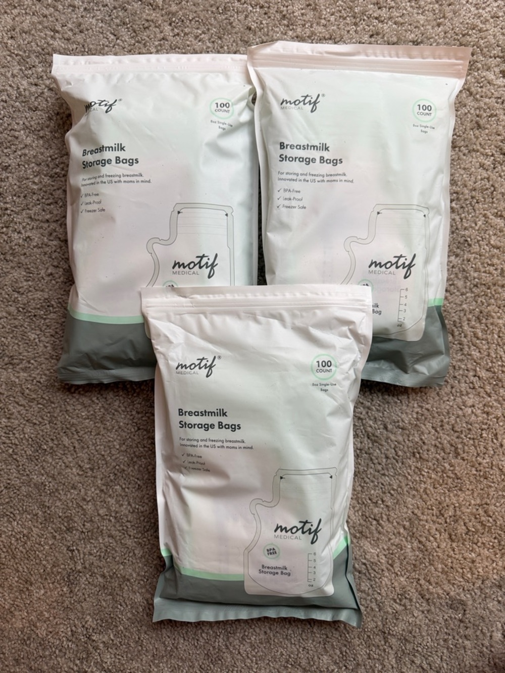 Motif Breastmilk Storage Bags 300